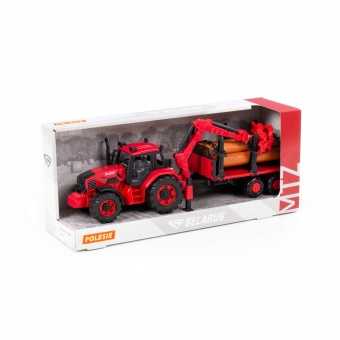 Трактор BELARUS с лесовозом и манипулятором арт. 96494 Полесье