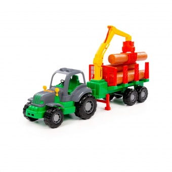 "Силач", трактор с полуприцепом-лесовозом арт. 45041