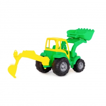 Чемпион, трактор с лопатой и ковшом (в сеточке) арт. 0513 Полесье