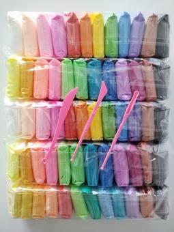 Воздушный пластилин "Пушистые лапки" (v2) (60 шт)