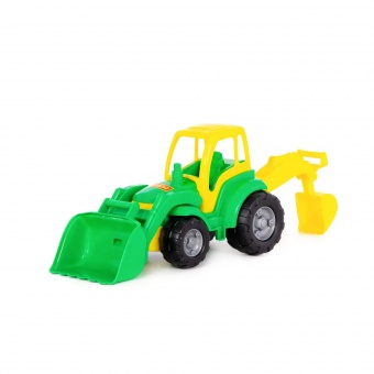 Чемпион, трактор с лопатой и ковшом (в сеточке) арт. 0513 Полесье