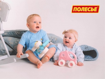 "Беби Грипкар" - "Слоник" (розовый) арт.90256 Полесье