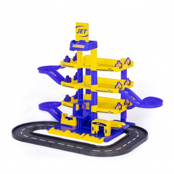 Паркинг "JET" 4-уровневый с дорогой (в коробке) арт.40220