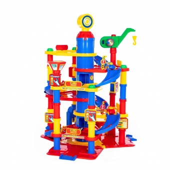 Паркинг 7-уровневый с автомобилями (в коробке) арт. 37848 Полесье