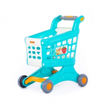 Тележка для маркета "Натали" (бирюзовая) арт.91529