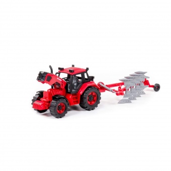 Трактор BELARUS с плугом арт. 91338 Полесье