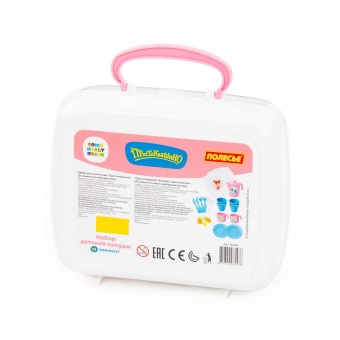 Набор детской посуды "Простоквашино" (21 элемент) (в чемоданчике) арт.85436