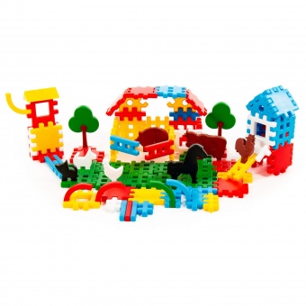 Конструктор "Фермер" (112 элементов) (в мешке) арт.4871