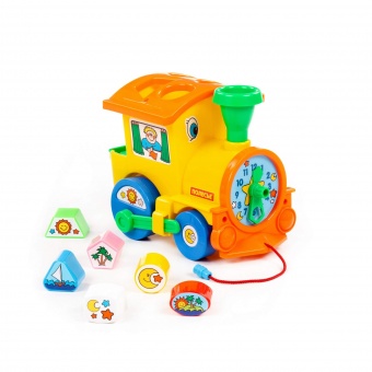 Занимательный паровоз (в сеточке) арт.6189 Полесье