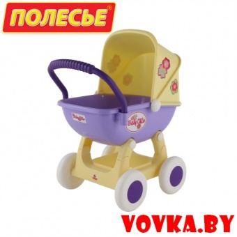 Коляска для кукол "Arina" 4-х колёсная (в пакете) арт. 48202-2