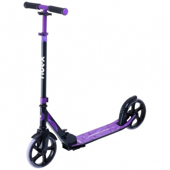 Самокат 2-х колесный RIDEX Marvellous 200 мм, черный/фиолетовый арт. УТ-00018360