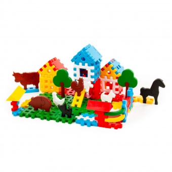 Конструктор "Фермер" (112 элементов) (в мешке) арт.4871