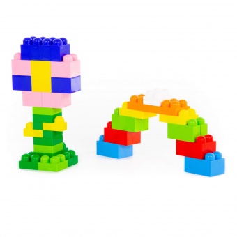 Конструктор "Великан" (74 элемента) (в контейнере) арт. 50595