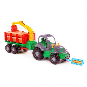 "Силач", трактор с полуприцепом-лесовозом арт. 45041