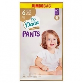 Подгузники-трусики DADA Extra Care Pants 6 56шт. (16+кг.) EXTRA LARGE