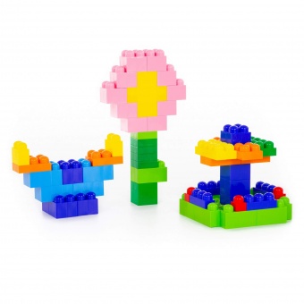 Конструктор "Великан" (204 элемента) (в контейнере) арт. 52766