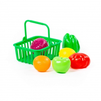 Набор продуктов №13 с корзинкой (7 элементов) (в пакете) арт.66749 Полесье