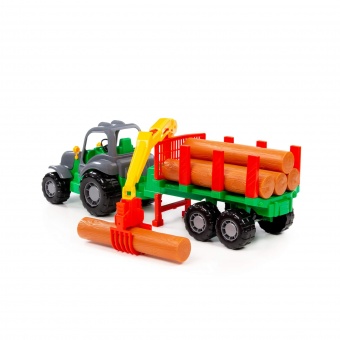 "Силач", трактор с полуприцепом-лесовозом арт. 45041