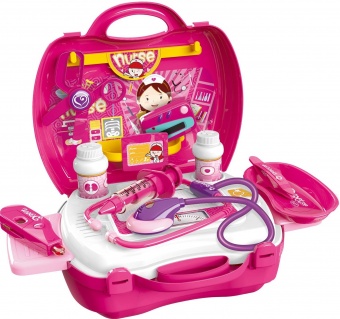Игровой набор "Доктор" (розовый) арт. 8359AB