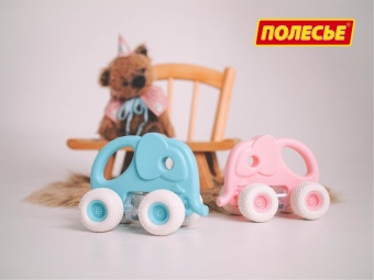 "Беби Грипкар" - "Слоник" (розовый) арт.90256 Полесье