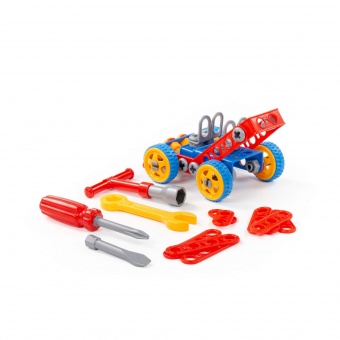 Конструктор "Изобретатель" - "Автомобиль №1" (90 элементов) (в пакете) арт. 55071 Полесье