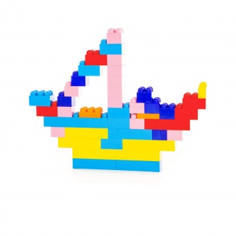 Конструктор "Великан" (153 элемента) (в мешке) арт. 2690 Полесье