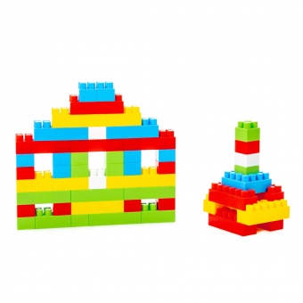 Конструктор (Большой, 96 элементов) (в мешке) арт. 0293 Полесье