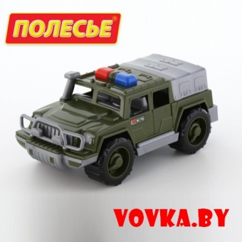 Автомобиль-джип военный патрульный "Защитник" №1 арт. 63724, Полесье