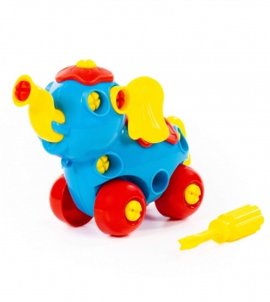 Конструктор "Слоник" (27 элементов) (в пакете), арт. 84453