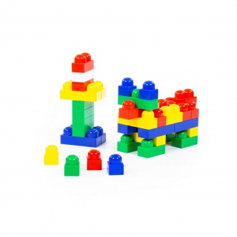 Конструктор "Юниор" (114 элементов) (в контейнере) арт. 50441