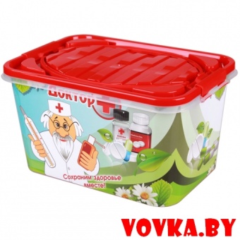 Контейнер "Доктор+" прямоугольный 15л. арт.М3221