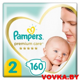 Подгузники Pampers Premium Care 2 Mini (4-8 кг) 160 шт, Россия, арт. 8001090646378