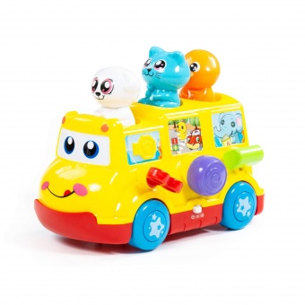 Игрушка развивающая "Школьный автобус" (в коробке) арт. 77080 Полесье