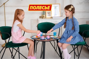 Набор детской посуды "Простоквашино" (21 элемент) (в чемоданчике) арт.85436