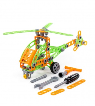 Конструктор "Изобретатель" - "Вертолёт №1" (130 элементов) (в пакете) арт. 55026 Полесье