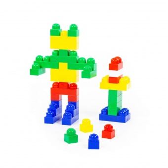 Конструктор "Юниор" (114 элементов) (в контейнере) арт. 50441