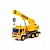 "Сити", автомобиль-кран инерционный (со светом и звуком) (жёлтый) (в коробке) арт. 86532