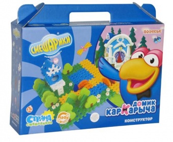 Конструктор "Смешарики" - "Домик Кар-карыча" (в коробке) арт.9301