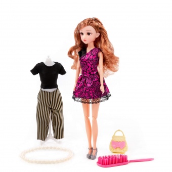 Кукла "Ксюша" (30 см) в костюме + аксессуары (5 элементов) (в коробке №4), арт. 02680 Полесье