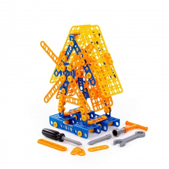 Конструктор "Изобретатель" - "Мельница №2" (195 элементов) (в пакете) арт. 55125 Полесье