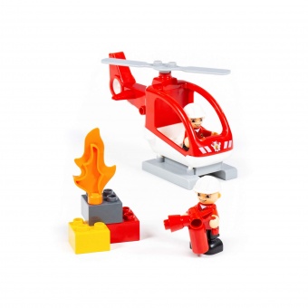 Конструктор "Макси" - "Пожарная станция" (81 элемент) (в коробке) арт.77509 Полесье