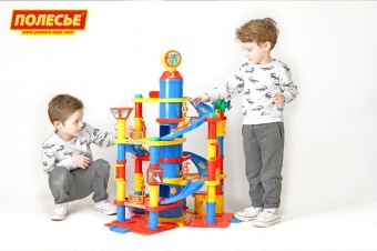 Паркинг 7-уровневый с автомобилями (в коробке) арт. 37848 Полесье