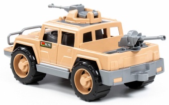 Автомобиль-пикап военный "Защитник-Сафари" с 2-мя пулемётами арт. 63403 Полесье