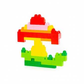 Конструктор "Великан" (74 элемента) (в контейнере) арт. 50595